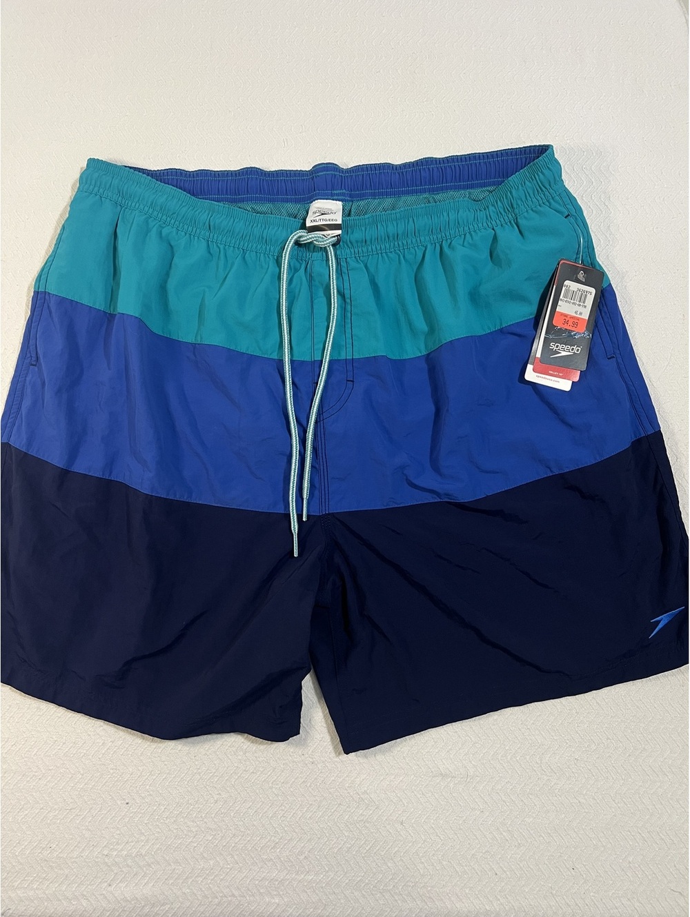 Speedo Men's Marine Green Volley Swim Shorts XXL